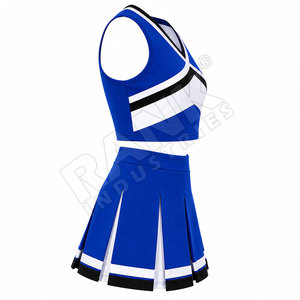Venta Directa de Fábrica, Uniforme de Porristas Hecho en Pakistán, Uniforme de Porristas con Color Personalizado - Product Image 4