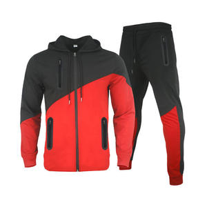 Survêtement de sport pour homme, marque vierge, logo personnalisé, ensemble deux pièces d'entraînement et de jogging - Product Image 5