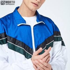 Chándal personalizado en blanco de alta calidad al por mayor, ropa deportiva con bloques de Color, conjunto de joggers con capucha para hombre, chándal Vintage - Product Image 5