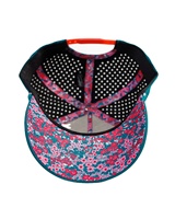 OEM personalizado 5 paneles de cuerda impermeable Snapback sombrero bordado poliéster Golf Gorras láser agujero Snapback gorra de rendimiento