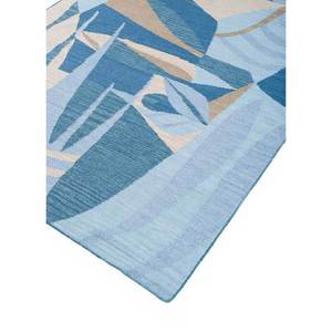 โอเรนดา บลู พรมขนสัตว์ทอแบบแบน DW-224 สำหรับตกแต่งห้องนั่งเล่นในบ้าน พรมทางเดินรูปทรงสี่เหลี่ยมผืนผ้าลายนามธรรม - Product Image 2