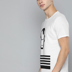 Camiseta deportiva de cuello redondo con serigrafía para hombres, camisetas de media manga de alta calidad completamente personalizadas - Product Image 3