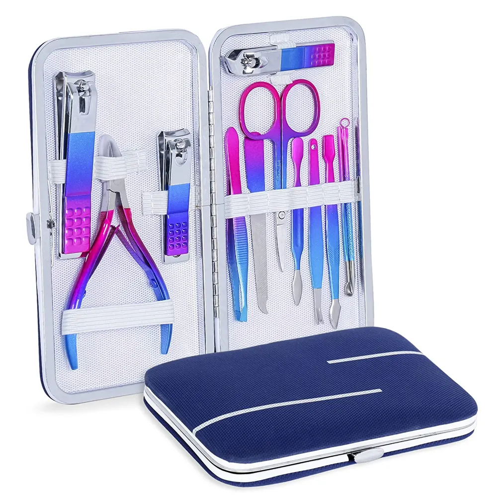 Top Quality Stainless Steel Customized Logo Manicure & Pedicure Set / Best Prices Durable Manicure Pedicure Set