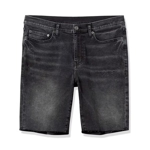 Shorts en jean déchirés chic OEM pour hommes, style décontracté urbain, extensible moyen, taille haute, cordon de serrage, été - Product Image 4