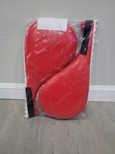 1คู่ (2แผ่น) แผ่นเตะเทควันโดคาราเต้ศิลปะการต่อสู้แผ่นโจมตีสีแดง - Product Image 2