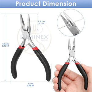 Juego de alicates de joyería para accesorios de bricolaje, cuentas y reparaciones Alicates de joyería duraderos para uso profesional y doméstico - Product Image 3