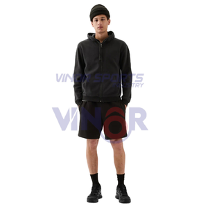 กางเกงขาสั้นเล่นกีฬาผ้าฟลีซสำหรับผู้ชายกางเกงขาสั้นเล่นยิมผ้าคอตตอนแบบสตรีทสวมใส่สบายใช้ใน100% ออกแบบได้ตามต้องการ - Product Image 1