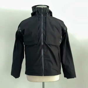 Chaqueta Cortavientos Unisex Ligera de Poliéster/Algodón para Invierno, con Cremallera, Impermeable y Transpirable, para Uso Casual al Aire Libre - Product Image 4
