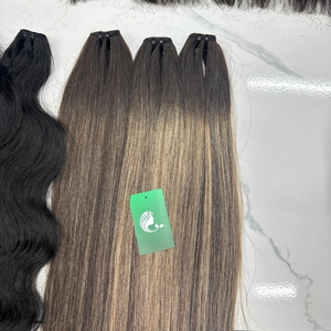 Échantillon gratuit de haute qualité 100% cheveux humains cuticule alignée brut non transformé blond russe vague de corps trame naturelle Extension de cheveux - Product Image 4