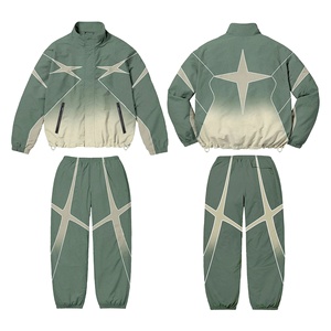 Custom Windbreaker Tracksuits Set <b>Light</b> Weight Oversize Wholesale High Quality Nylon Windbreaker Tracksuit for Men 2026 - Product Image 1