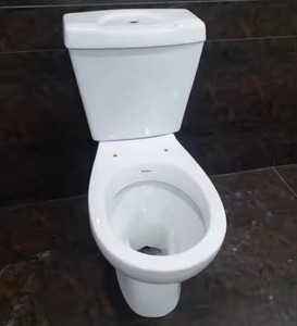 Top Grade Céramique Deux Pièces Toilette WC Lavage Premium Qualité D'exportation Inde Sanitaire Usine - Product Image 5