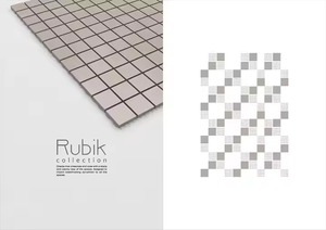 Vistaar marca cuadrado cristal mármol porcelana vidrio mosaico pizarra mezcla decorativa Interior cerámica pared azulejos 300x300mm venta - Product Image 2