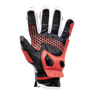 Men's Stylish Waterproof Motorcycle & Auto Racing Gloves Genuine Goat Skin Leather Black Red White Custom Team Print Winter Wear - Product Image 5