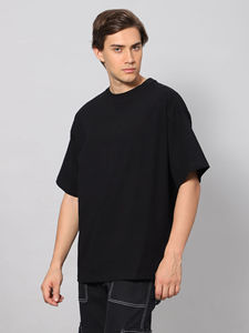 Camiseta informal para hombre de alta calidad 100% algodón Color sólido cuello redondo estampado personalizado camiseta transpirable stock - Product Image 3