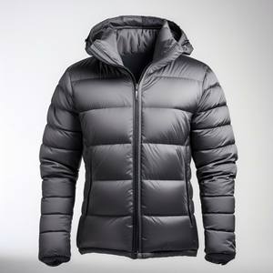 OEM diseño personalizado hombres Streetwear chaqueta Puffer engrosamiento burbuja abrigos primavera temporada impresa impermeable a prueba de viento - Product Image 1