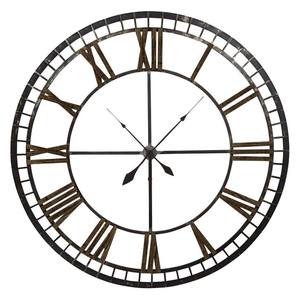 Designer <b>Large</b> <b>Wall</b> <b>Clock</b> Luxury Style Indoor Home Decoration Custom <b>Metal</b> Display for Office Use Perfect Gift - Product Image 2