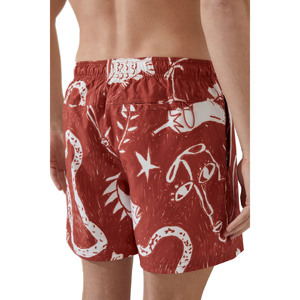 Short de plage pour homme pour l'été Natation Motif solide Tricoté Poignet Tissu Taille élastique Anti-Rides Personnalisable Devant - Product Image 4