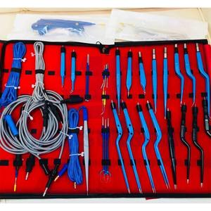 Fórceps de bayoneta bipolar de Venta caliente profesional 14cm, 16cm y 18cm-punta 1mm Cable Electro CE ISO certificado - Product Image 6