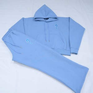 Sudaderas con Capucha de Forro Polar de Alta Calidad para Hombre al por Mayor, Logotipo Personalizado, Diseño Extragrande, Conjunto de Sudadera con Capucha y Pantalones Deportivos - Product Image 2
