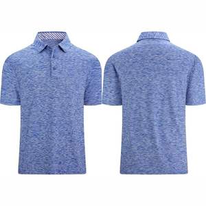 Polo de manga corta para hombre, camisa de golf elástica transpirable sin costuras de secado rápido, polos personalizados, camiseta polo - Product Image 1