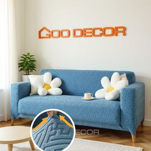 Fundas de Sofá de Felpa Premium, Fundas de Sofá Modulares Elásticas Universales de Fábrica Directa de Vietnam para Sala de Estar - Product Image 3