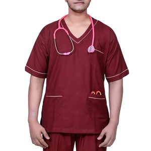 Top Selling Nursing Uniform <b>Sets</b> for Women Men Scrubs <b>Set</b> Nurse Uniforms for Hospital <b>Doctor</b> Top & Pants with Multi Pocket - Product Image 2