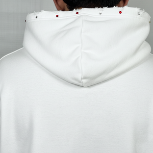Sweat-shirt décontracté d'hiver 100% coton Pull et capuche avec option de logo personnalisé Sweat-shirts basiques surdimensionnés à la mode - Product Image 6