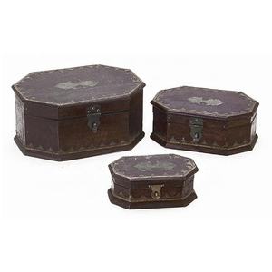 Boîtes en bois décoratives pour la maison de haute qualité décoration de la maison article cadeau bijoux serrure coffre au trésor pour bagues artisanat indien article - Product Image 3