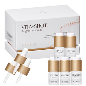 Ampolla Iluminadora y Blanqueadora con Vitamina C Estabilizada para el Tono de la Piel del Rostro, Solución Profesional para el Cuidado de la Piel de Rápida Absorción, 4 Semanas - Product Image 1