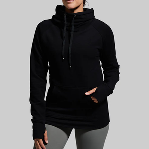 Trouvez un sweat-shirt similaire de haute qualité, 350 g/m², surdimensionné, logo personnalisé, sweat-shirt unisexe noir, lourd, pour hommes - Product Image 4