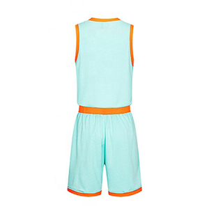 Conjunto de Camiseta de Baloncesto Naranja para Hombre, Cuello en V, Sin Mangas, Absorbe la Humedad, 100% Poliéster, Uniforme con Estampado Sublimado - Product Image 5