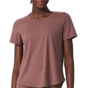 Hauts de sport coupe-vent doux pour la gym, le fitness et le yoga – Vêtements décontractés amples pour l'extérieur – Hauts d'entraînement à manches courtes pour femmes – Chemises de sport d'été - Product Image 3