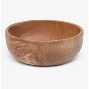 Ensaladera Artesanal Ecológica de Madera de Acacia, Tazón de Madera Natural para Servir Frutas, Utensilios de Cocina para el Hogar y Restaurantes - Product Image 1