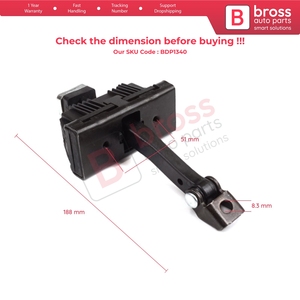 BDP1340 Frein de porte, butée de porte, limiteur de porte pour BMW Série 3 E46 Compact E46/5 2001-2005 3 portes, Pièces automobiles Bross Fabriqué en Turquie - Product Image 6