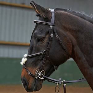 Mexican Bridle es una brida totalmente ajustable con banda elevada y nasal para proporcionar un mejor ajuste al caballo - Product Image 2