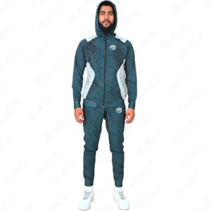 Wholesale OEM Two-Piece Sweat <b>Suits</b> Lightweight Seamless Jogger Sets Custom Logo Polyester Two Piece Dot Printed Tracksuit Sets - Product Image 2