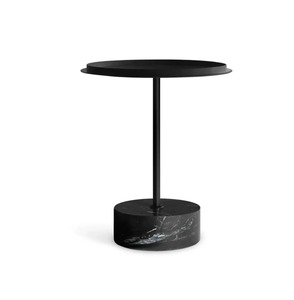 Mesa de centro redonda moderna de calidad superior con mesa auxiliar de estilo tradicional de mármol de hierro para sofá de sala de estar de calidad superior - Product Image 2