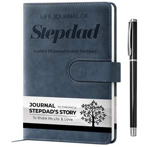 Life Story Leather Journal-Guided Journal Handmade Customizable Valentine's Day/Birthday/Father's Day Best <strong>Gift</strong> for Family - Product Image 6