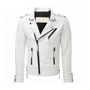 Chaqueta de cuero real para hombre de nuevo diseño en marrón Estilo callejero único de lona para invierno - Product Image 2