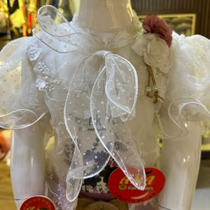 Nouvelle mode robe de soirée pour enfants ensemble incroyable motif floral robe chemisier conception tissu satiné pour nouveau-né groupe d'âge en gros - Product Image 5