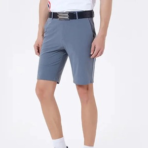 Shorts de sport pour homme, personnalisés, de haute qualité, en maille/polyester, taille élastique, séchage rapide, respirants, imperméables, doux, extensibles, tricotés, coupe slim - Product Image 2
