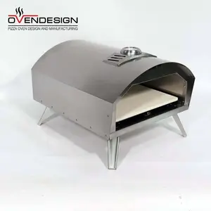 Professionale 13 pollici 500 gradi forno italiano Pizza con butano Gas per campeggio cucina altre griglie da campeggio per la vendita