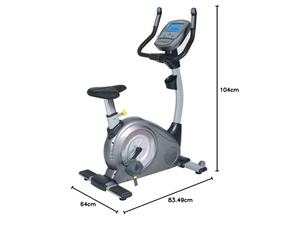 OFFRE NOUVEAU STOCK Vélo d'exercice vertical commercial PowerMax Fitness BU-2000C de qualité supérieure avec volant d'inertie de 14 kg - Product Image 6