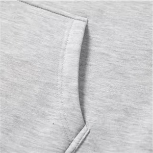 Sweat-shirts à capuche en polaire pour hommes sur mesure, grande taille, de haute qualité, en coton et polyester, lourds, vierges, surdimensionnés, unisexe - Product Image 4