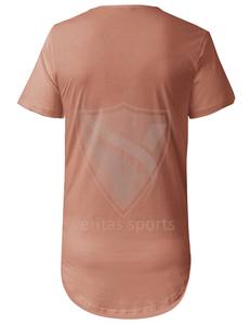 T-shirts athlétiques unisexe 100% coton col rond manches courtes séchage rapide vêtements décontractés et de sport respirant coupe ample motif solide - Product Image 6