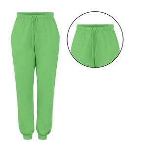 Pantalon de survêtement à cordon de couleur unie pour femmes Joggers pantalons pantalons de survêtement à vendre 100% coton vêtements pour femmes pantalons - Product Image 6