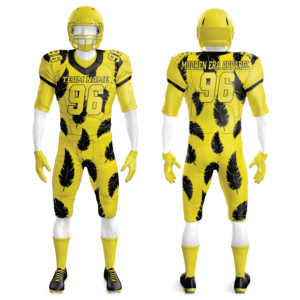 Uniforme de maillot de football américain le plus populaire le dernier style de hauts uniformes de football américain à sublimation à séchage rapide pour adultes - Product Image 4