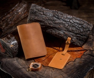 <b>Passport</b> Holder Full Grain <b>Leather</b> <b>Cover</b> Wallet Personalized Sleeve Case PTH-0094B - Product Image 5