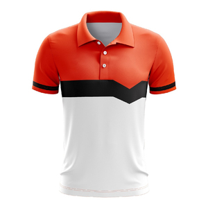 Polo personnalisé à séchage rapide pour hommes, 100% polyester, respirant, pour le sport, polo à sublimation, style décontracté avec impression - Product Image 6