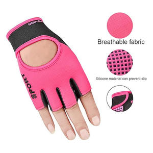 Gants de cyclisme demi-doigts unisexes de haute qualité antidérapants respirants pour les sports d'entraînement en plein air Logo personnalisé pour le cycle - Product Image 4
